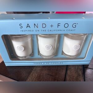 SAND + FOG White Candle Set